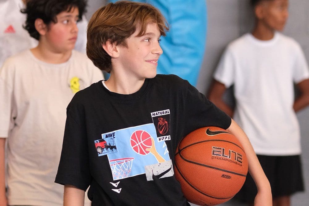LSB players on an international basketball camp in Belgrade