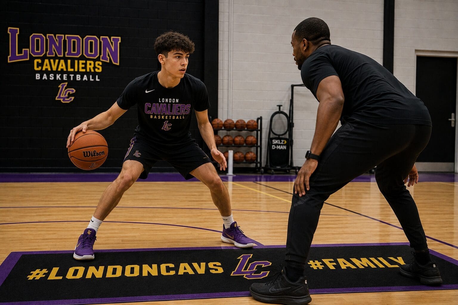 London Cavaliers individual basketball skills development session